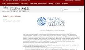 
							         Global Learning Alliance / Overview - Scarsdale Schools								  
							    