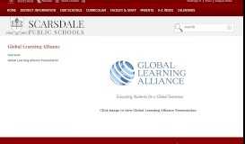 
							         Global Learning Alliance - Scarsdale Schools								  
							    