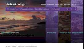 
							         Global Learning | Office of Global Education | Amherst College								  
							    