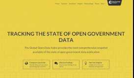 
							         - Global Open Data Index								  
							    