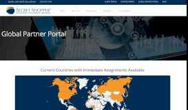 
							         Global Partner Portal - Secret Shopper								  
							    