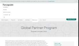 
							         Global Partner Program | Forcepoint								  
							    
