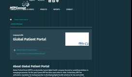 
							         Global Patient Portal : MTPConnect								  
							    