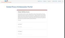 
							         Global Peace Ambassador Portal - One Korea Global Campaign								  
							    