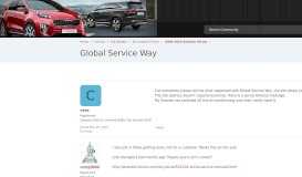 
							         Global Service Way | Kia Forum								  
							    