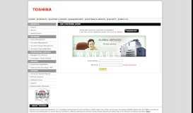 
							         Global Services Portal - Toshiba								  
							    