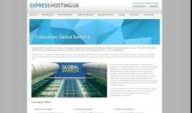 
							         Global Switch 2 - Express Hosting UK								  
							    