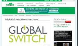 
							         Global Switch Opens Singapore Data Center | CAPRE MEDIA ...								  
							    