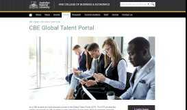 
							         Global Talent Portal - College of Business and Economics - ANU								  
							    