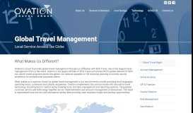 
							         Global Travel Management | Services & Solutions | Ovation Travel Group								  
							    