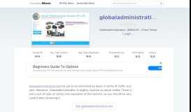 
							         Globaladministration.net website.								  
							    