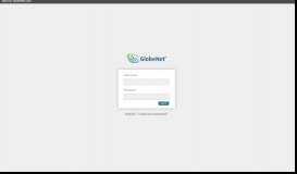 
							         GlobeNet Customer Portal | Login								  
							    
