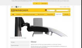 
							         Glossar - Reinecker Vision GmbH								  
							    