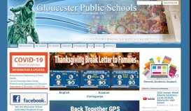 
							         Gloucester Public Schools								  
							    