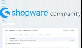 
							         GLS Adapter - Versandetiketten - Shopware Community Forum								  
							    