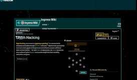 
							         Glyph Hacking | Ingress Wiki | FANDOM powered by Wikia								  
							    