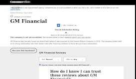 
							         GM Financial • 423 Customer Reviews and Complaints ...								  
							    