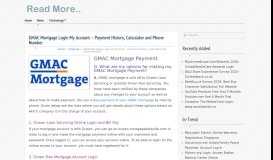 
							         GMAC Mortgage Login My Account - Payment History ...								  
							    
