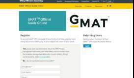 
							         GMAT - Wiley EL - Wiley Efficient Learning								  
							    