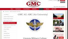 
							         GMC AU-ABC (Air University) - Georgia Military College								  
							    