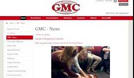 
							         GMC-Augusta helps students de-stress for Finals Week - GMC - News ...								  
							    