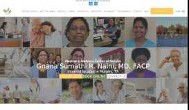 
							         Gnana Sumathi R. Naini, MD, FACP: Internist Murphy, TX: Medical ...								  
							    
