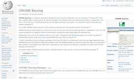 
							         GNOME Keyring - Wikipedia								  
							    