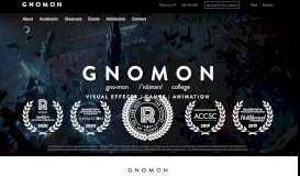 
							         Gnomon — School of Visual Effects, Games & Animation								  
							    