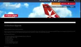 
							         GO Business Upgrade - Air Malta								  
							    