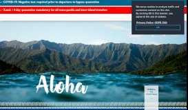 
							         Go Hawaii: Hawaii Travel Information | Official Hawaiian Islands ...								  
							    
