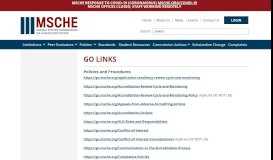 
							         Go Links - Middle States Commission on Higher Education								  
							    