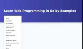 
							         Go Web Examples								  
							    