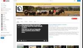 
							         Go2Africa - YouTube								  
							    
