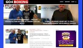 
							         go4boxing - Deutschlands großes Portal für den Boxsport								  
							    