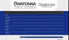 
							         Goals - Owatonna Middle School ISD761								  
							    
