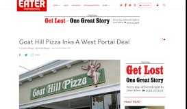 
							         Goat Hill Pizza Inks A West Portal Deal - Eater SF								  
							    