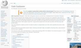 
							         Gobi Cashmere - Wikipedia								  
							    