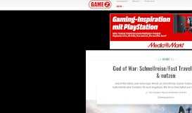 
							         God of War: Schnellreise/Fast Travel freischalten & nutzen | GameZ.de								  
							    
