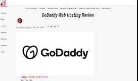 
							         GoDaddy Web Hosting Web Site Hosting Services - Review 2019 ...								  
							    