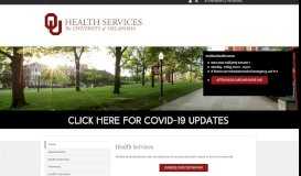 
							         Goddard Health Services - The University of Oklahoma								  
							    