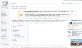 
							         Goddard School - Wikipedia								  
							    