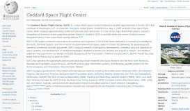 
							         Goddard Space Flight Center - Wikipedia								  
							    
