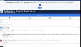 
							         Godfrey Okoye University Enugu, Nigeria - College & University ...								  
							    