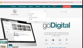 
							         goDigital | District of Columbia Public Library - DC Library								  
							    