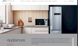 
							         Godrej Appliances - Home of thoughtfully designed home appliances ...								  
							    