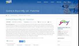 
							         Godrej & Boyce Mfg. Ltd - Franchise - Franchising Roots								  
							    