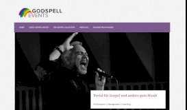 
							         Godspell Events – Portal für Gospel und andere gute Musik								  
							    