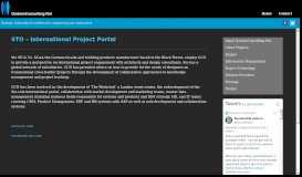 
							         Godwin Consulting » STO – International Project Portal								  
							    