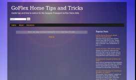 
							         GoFlex Home Firmware reflash ... - GoFlex Home Tips and Tricks								  
							    