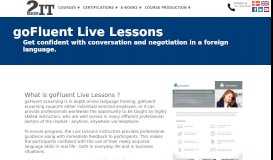 
							         goFluent Live Lessons, targeted and flexible language-speaking ...								  
							    